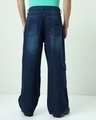 Shop Men's Blue Baggy Straight Fit Distressed Jeans-Design
