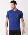 Shop Men's Blue Banana Love Printed T-shirt-Front