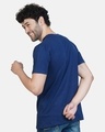 Shop Pack of 2 Men's Blue & Beige Henley Cotton T-shirt-Design