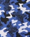 Shop Men's Blue & Black Camo Printed Cotton Trunks