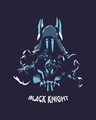Shop Men's Blue Black Knight Graphic Printed T-shirt-Full