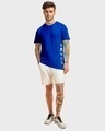 Shop Men's Blue Bones Graphic Printed T-shirt-Full