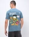 Shop Men's Blue Bright Future Graphic Printed T-shirt-Front