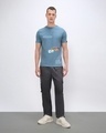Shop Men's Blue Bright Future Graphic Printed T-shirt-Full