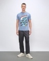 Shop Men's Blue Brooms of Champions Graphic Printed T-shirt-Full