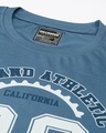 Shop Men's Blue California Typography Oversized T-shirt