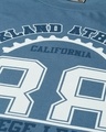 Shop Men's Blue California Typography Oversized T-shirt