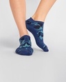 Shop Men's Blue Camo Ankle Length Socks-Full
