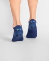 Shop Men's Blue Camo Ankle Length Socks