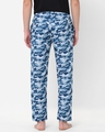 Shop Men's Blue Camouflage Cotton Lounge Pants-Design