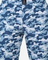 Shop Men's Blue Camouflage Cotton Lounge Pants