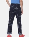 Shop Men's Blue Camouflage Printed Relaxed Fit Trousers-Design