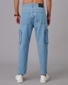 Shop Men's Blue Cargo Jeans-Design