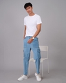 Shop Men's Blue Cargo Jeans