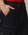 Shop Men's Blue Cargo Jeans