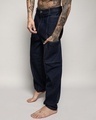 Shop Men's Blue Baggy Oversized Cargo Jeans-Design