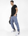 Shop Men's Blue Cargo Trousers-Design