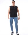 Shop Men's Blue Casual Joggers-Full