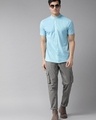 Shop Men's Blue Casual Shirt-Full