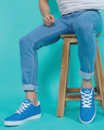 Shop Men's Blue Casual Shoes-Front
