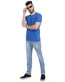 Shop Men's Blue Casual T-shirt