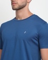 Shop Men's Blue Casual T-shirt