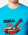 Shop Men's Blue Cereal Killer Printed T-shirt