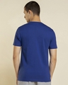 Shop Men's Blue Chandrayaan 3 Hello Moon Graphic Printed T-shirt-Design