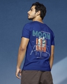 Shop Men's Blue Chandrayaan 3 Lander Graphic Printed T-shirt-Front
