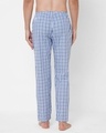 Shop Men's Blue Checked Cotton Lounge Pants-Design