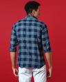 Shop Men's Blue Checked Cotton Shirt-Design