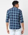 Shop Men's Blue Checked Cotton Shirt-Design