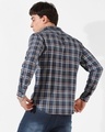 Shop Men's Blue Checked Shirt-Design