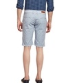 Shop Men's Blue Checked Slim Fit Shorts-Full