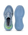 Shop Men's Blue Good Vibes Color Block High-Top Sneakers-Full