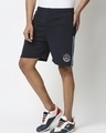 Shop Men's Blue Color Block Casual Shorts-Design