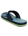 Shop Men's Blue Color Block Flip Flops