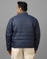 Shop Men's Blue Color Block Oversized Plus Size Jacket-Design
