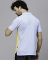Shop Men's Blue & Yellow Color Block Polo T-shirt-Full