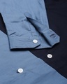 Shop Men's Blue Color Block Shirt