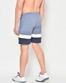 Shop Men's Blue Color Block Shorts-Design