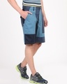 Shop Men's Blue Color Block Shorts-Design