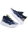 Shop Men's Blue Color Block Sports Shoes