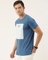 Shop Men's Blue Colourblocked T-shirt