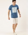 Shop Men's Blue Colourblocked T-shirt