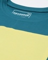 Shop Men's Blue Colourblocked T-shirt-Full