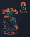 Shop Men's Blue Come to the Dark Side Graphic Printed Oversized T-shirt