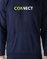 Shop Men's Blue Connect Hoodie Sweatshirt-Full