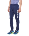 Shop Men's Blue Core Performance Slim Fit Track Pants-Design