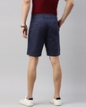 Shop Men's Blue Cotton Linen Shorts-Design